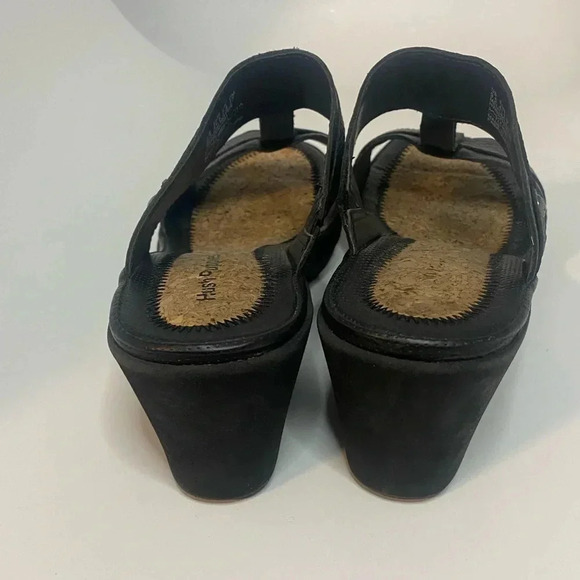 Hush Puppies - Black Wedge sandals - 9.5 - Picture 6 of 6